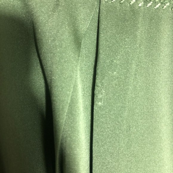 Elie Tahari Green Silk Women's Blouse and Neck Tie - Picture 7 of 7